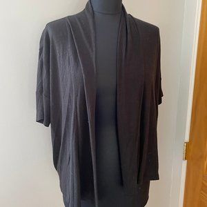 Short sleeve cotton cardigan